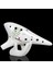 Tip 2 Stili Klasik Müzik Aleti Seramik Ocarina 12 Delikli Fırında Ateşlenen Seramik Alto C Boyalı Ocarina Flüt (Yurt Dışından) 4