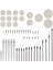 Lot Clarinet Repair Parts Set Complete Tools Clarinet Sound Hole Mat Pad Roller Reed Screws Wind Instrument Repair Kit (Yurt Dışından) 1