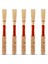 Kırmızı Stil Et Bulrush Obua Kamış Yumuşak Ağızlık Orkestra Orta Mukavemetli Obuacılar Için Elle Kazınmış Çift Kamış Paketi (Yurt Dışından) 1