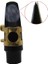 Beyaz Stil Musical Instruments Metal Nozzle With Cap Professional Practical Tone Alto Sax Saxophone Mouthpiece Accessories (Yurt Dışından) 5