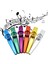 Kırmızı Stil 1 Adet Metal Kazoo ile 6 Kazoo Flüt Diyafram Ağız Flüt Armonika Yeni Başlayanlar Çocuklar Için Yetişkin Parti Hediyeleri Enstrüman (Yurt Dışından) 2