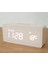 Çalar Saat LED Dijital Ahşap Usb/aaa Powered Askı Sıcaklığı Nem Ses Kontrolü Erteleme Elektronik Masa Saati 2 (Yurt Dışından) 5