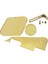 Altın Ayna Stili Fleor Lp Gitar Seti Pickguard Scratch Plate & Controlswitch Lp Gitar Parçaları Için Boşluk Kapağı ve Braketi (Yurt Dışından) 1