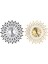 2 Adet 15 Inç 3D Büyük Duvar Saati Parlak Rhinestone Güneş Tarzı Modern Oturma Odası Dekor (Altın) (Yurt Dışından) 4