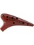 Kırmızı Stil 12 Delik Reçine Plastik Ocarina Flüt Füme Yanık Denizaltı Tarzı Yeni Başlayanlar Için Muore ile Müzik Enstrümanı (Yurt Dışından) 1