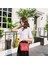 Moda Kadın Omuzdan Askili Çanta Pu Deri Kadın Çanta Katı Tote Çanta Crossbody Çanta Deri Kadın Askılı Çanta (Kırmızı) (Yurt Dışından) 5