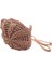 5x Rattan Tığ Hasır Dokuma Sepet Bali Çanta Yuvarlak Daire Crossbody Shopper Plaj Çantası (Açık Kahverengi) (Yurt Dışından) 2