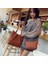 Kadın Çanta Bayan Omuz Çantaları Tote Çanta Messenger Satchel Deri (Kahverengi) (Yurt Dışından) 4