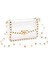 Kadınlar Için Temizle Çanta, Temizle Crossbody Çanta Moda Perçin Dekor Temizle Çantalar Renk: Şeffaf Çanta-Altın (Yurt Dışından) 1