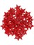 50X Ahşap Noel Şekiller Ahşap Süsleme Dıy El I 50 Kırmızı Yıldız (Yurt Dışından) 5