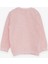 Kız Çocuk Sweatshirt Ayıcık Aksesuarlı 1.5-5 Yaş, Somon Melanj 2