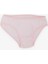 Kız Çocuk Atlet & Slip Takım Jakarlı 3-11 Yaş, Pembe 4