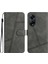 Oppo A98 5g Vintage Cep Telefon Kılıfı Strap Pu Deri Kapak (Yurt Dışından) 1