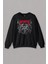 Siyah Sweatshirt Megadeth 1983 Kırmızı Dave Mustaine Heavy Metal Baskılı Sweat 1