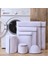 Ince Ağ 30CMX40CM Stili Modern Polyester Çamaşır Torbası Çamaşır Makineleri Için Beyaz Kaba Örgü Çamaşır Torbaları Iç Çamaşır Çamaşır Yıkama Torbaları (Yurt Dışından) 2