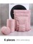 Pembe 6 Parça Set Stili 1 Takım Nakış Çamaşır Torbası Yıkama Sutyen Iç Çamaşırı Yıkama Torbaları Polyester Örgü Çamaşır Sepeti Ev Katlanabilir Yıkama Kitleri (Yurt Dışından) 1