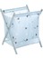 Mavi Stil Ev Kumaş Büyük Kirli Giysiler Çok Fonksiyonlu Montaj Çamaşır Sepeti Katlanabilir Depolama Giysi Kovası (Yurt Dışından) 1