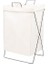 Beyaz Stil 38X28X55CM Katlanabilir Kirli Çamaşır Sepeti Kumaş Su Geçirmez Giysi Sepeti Ev Giysileri Saklama Sepetleri Çok Işlevli Çeşitli Eşyalar Organizatör (Yurt Dışından) 1