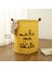 Sarı Stil 30X33CM Ev Bezi Kirli Çamaşır Saklama Sepeti Büyük Kapasiteli Su Geçirmez Oyuncaklar Organizatör Kutusu Katlanır Çamaşır Sepeti (Yurt Dışından) 3