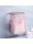 Pembe Stil Çamaşır Sepeti Örgü Çanta Katlanabilir Çamaşır Sepeti Yapıştırıcı Iç Çamaşırı Çorap Kirli Giysiler Saklama Çantası Çocuk Oyuncağı Depolama Kovası (Yurt Dışından) 5