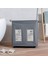 WD3-053 42L Stili Home Rolling Slim Katlanabilir Çamaşır Sepeti Organizatör Kirli Giysi Sepetleri Evrensel Tekerlekli 2 Bölme (Yurt Dışından) 2