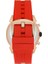 FM31402D-R4 Quartz Silikon Bordo Siyah Kadran 44 mm Erkek Kol Saati 3