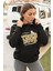 Pamuklu Tarz Oversize Kadın Kapşonlu Sweatshirt 1