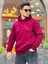 Bordo Fell Better Nakışlı Kapşonlu Üç Iplik Oversize Sweatshirt 3