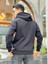 Siyah Üç Iplik Head Chopper Nakışlı Oversize Kapşonlu Sweatshirt 3