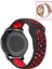 Samsung Galaxy Watch 42MM Akıllı Saat Uyumlu Kordon Yumuşak Dokulu Delikli Desenli Silikon Kayış 1