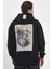 Heart Desenli Sweatshirt Siyah 2