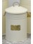 Metal 5 Litre Un Bakliyat Kovası Krem 1