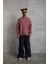 Peace Baskılı Oversize Sweatshirt Gül Kurusu 1