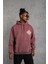 Baskılı Sweatshirt Gül Kurusu 1