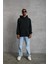 Oversize Kapüşonlu Sweatshirt Siyah 1