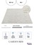 Garden 8201 Beyaz Yıkanabilir Kesme Yolluk Koridor Halısı Kaymaz Çocuk Odası Halı Kilim 1