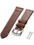 Hakiki Deri Kordon 20MM 22MM 24MM Fossil Diesel Lacoste Casio Armani Tissot Nacar Klasik Saat Kordonu Deri Kayış Kahverengi 10