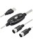 USB Midi Kablo USB 2 x 5 Pin Midi Kablo 5 Pin Midi Kablo USB Çevirici 2