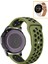 Huawei Watch Gt3 42MM Akıllı Saat Uyumlu Kordon Yumuşak Dokulu Delikli Desenli Silikon Kayış 1