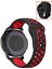 Amazfit Gtr 42MM Akıllı Saat Uyumlu Kordon Delikli Desenli Silikon Kayış 1