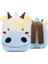 Beyaz Uzay Karitatesi Hayvan Çocukların Arka Paketi Kindergarten Plush Arka Paketi - Blue Bull (Yurt Dışından) 1