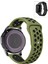 Amazfit Bip Bipu Biplite Bip3 BİP3PRO Akıllı Saat Uyumlu Kordon Delikli Desenli Silikon Kayış 1