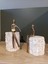 Crearthome 2 Li Mermer Üstü Adam Dekoratif Obje Gold M-1150-A 3