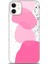 iPhone 11 Kılıf Hd Baskılı - Pembe Beyaz Siyah 1
