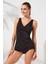 Mara Kruvaze Formlu Tankini Takım Siyah 231501 4