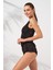 Mara Kruvaze Formlu Tankini Takım Siyah 231501 5