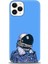 iPhone 12 Pro Max Kılıf Hd Baskılı - Mavi Astronot 1