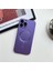 iPhone 12 Metalik Boya Manyetik Emme Cep Telefonu Kılıfı (Yurt Dışından) 1