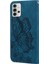 - 9117 Samsung Galaxy A32 4g Kabartmalı Kelebek Çiçek Deri Folyo Cüzdan Bilek Kayışı Kart Yuvaları Tutucu Çevirmeli Telefon Kılıfı (Yurt Dışından) 3