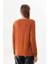 Kadın Desenli Uzun Kol Bluz 23618 Camel 4